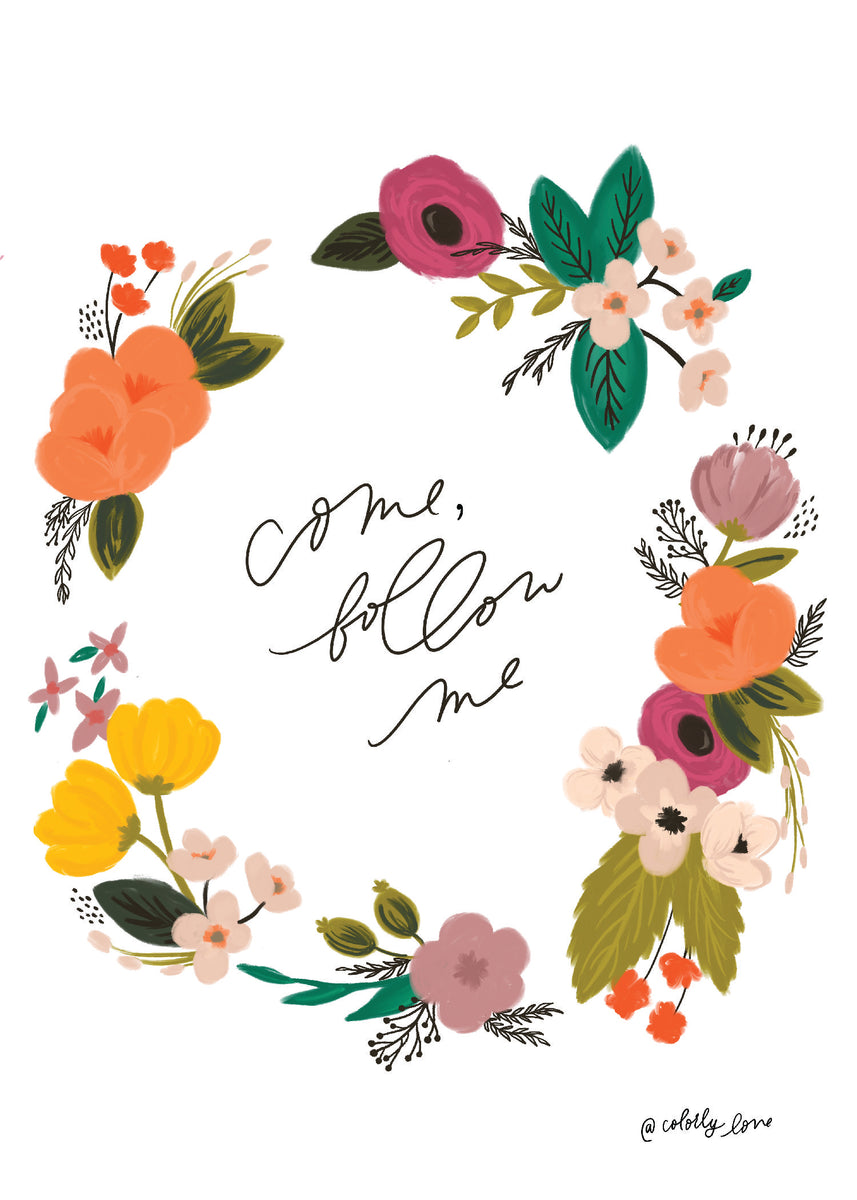 Come Follow Me Floral Print – Colorly Love