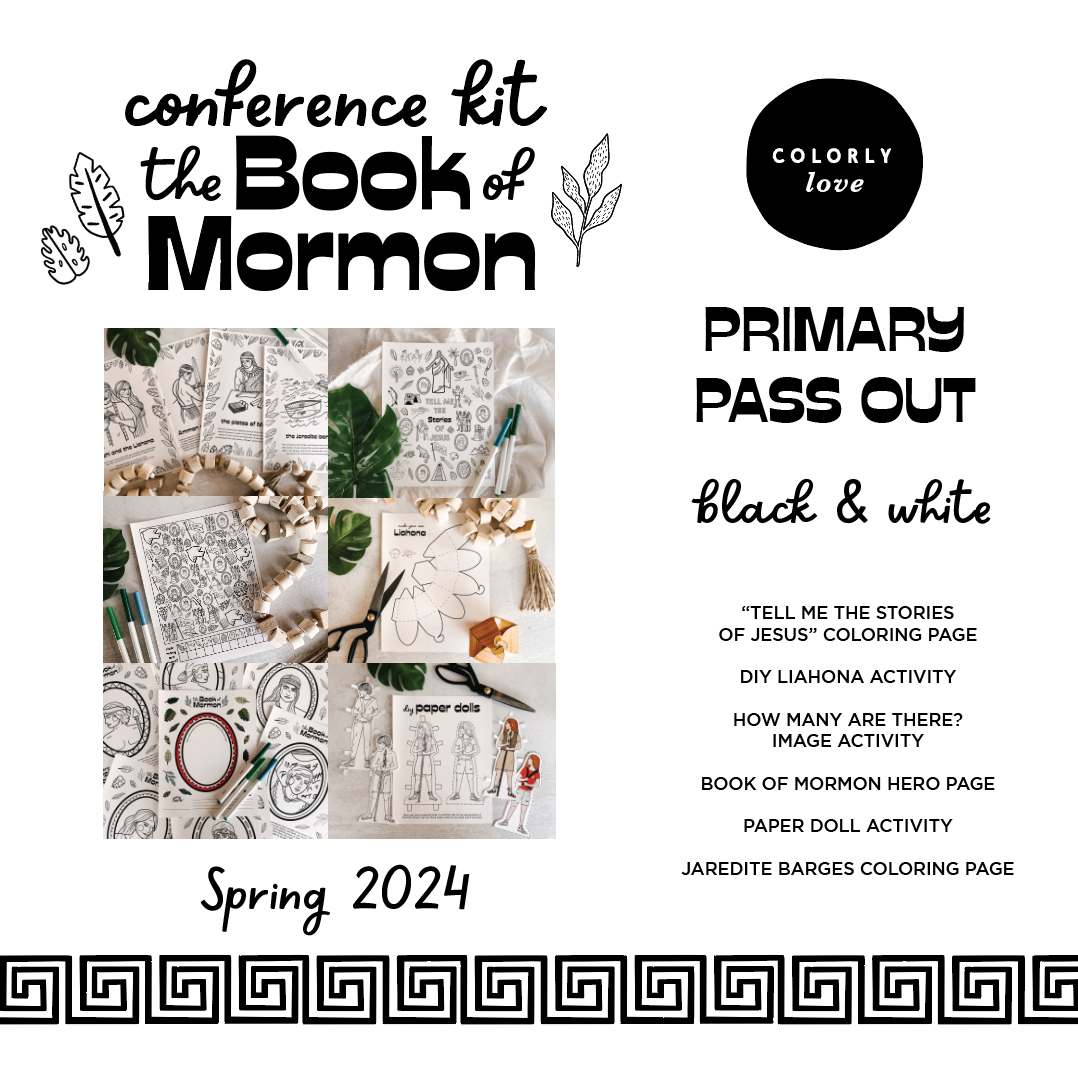 Primary Pass Out Conference Kit Spring 2024 (B+W pages only!) – Colorly ...