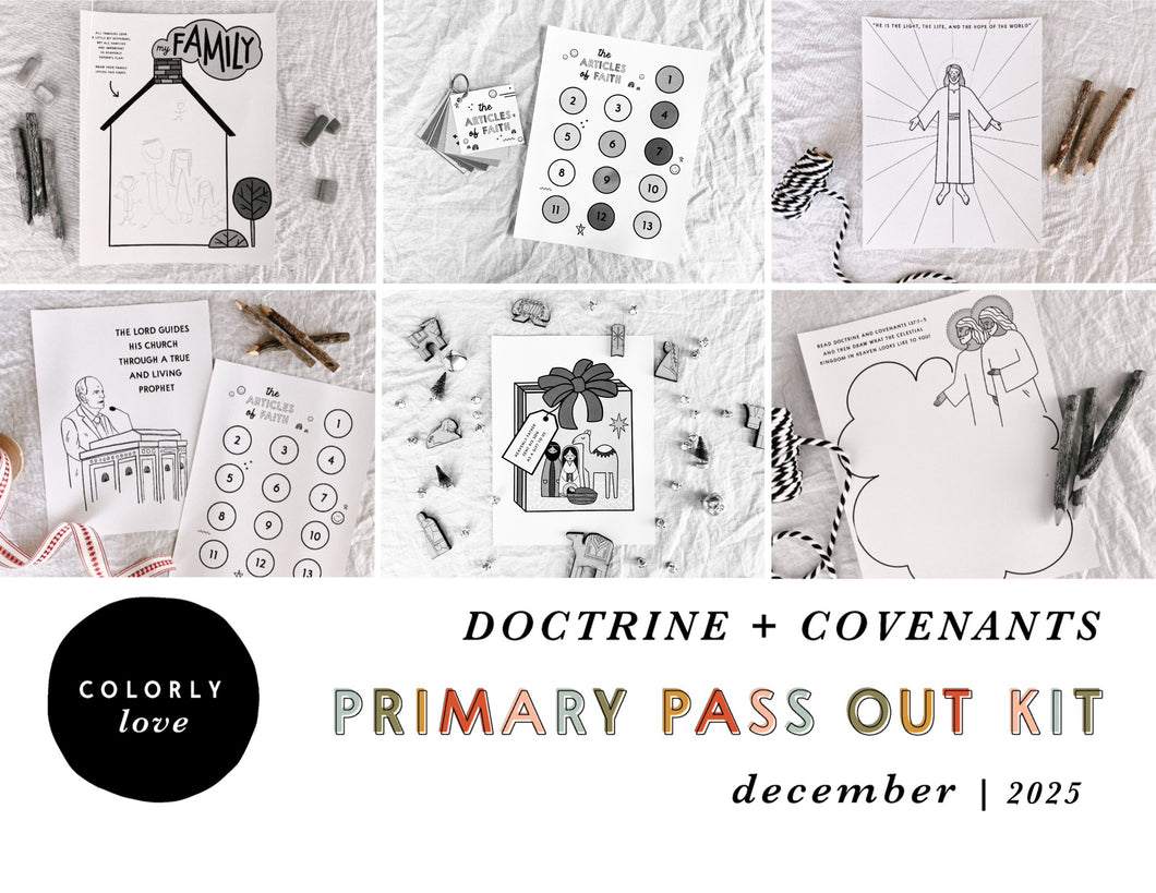 Primary Pass Out Kit: December 2025