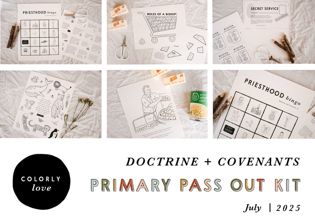Primary Pass Out Kit: July 2025