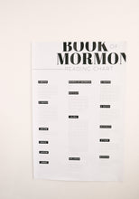 Load image into Gallery viewer, Book of Mormon Reading Chart